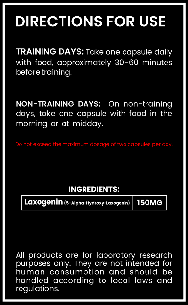 Laxogenin 150mg – Plant-Based Anabolic Agent for Muscle Support