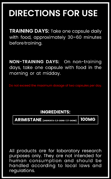 Arimistane 100mg Capsules – Research Compound