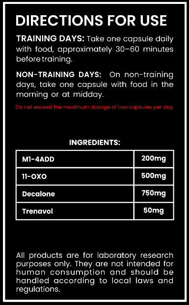Monster Prohormone Stack – 11-OXO • Trenavol • Decalone • M1-4ADD Power Blend