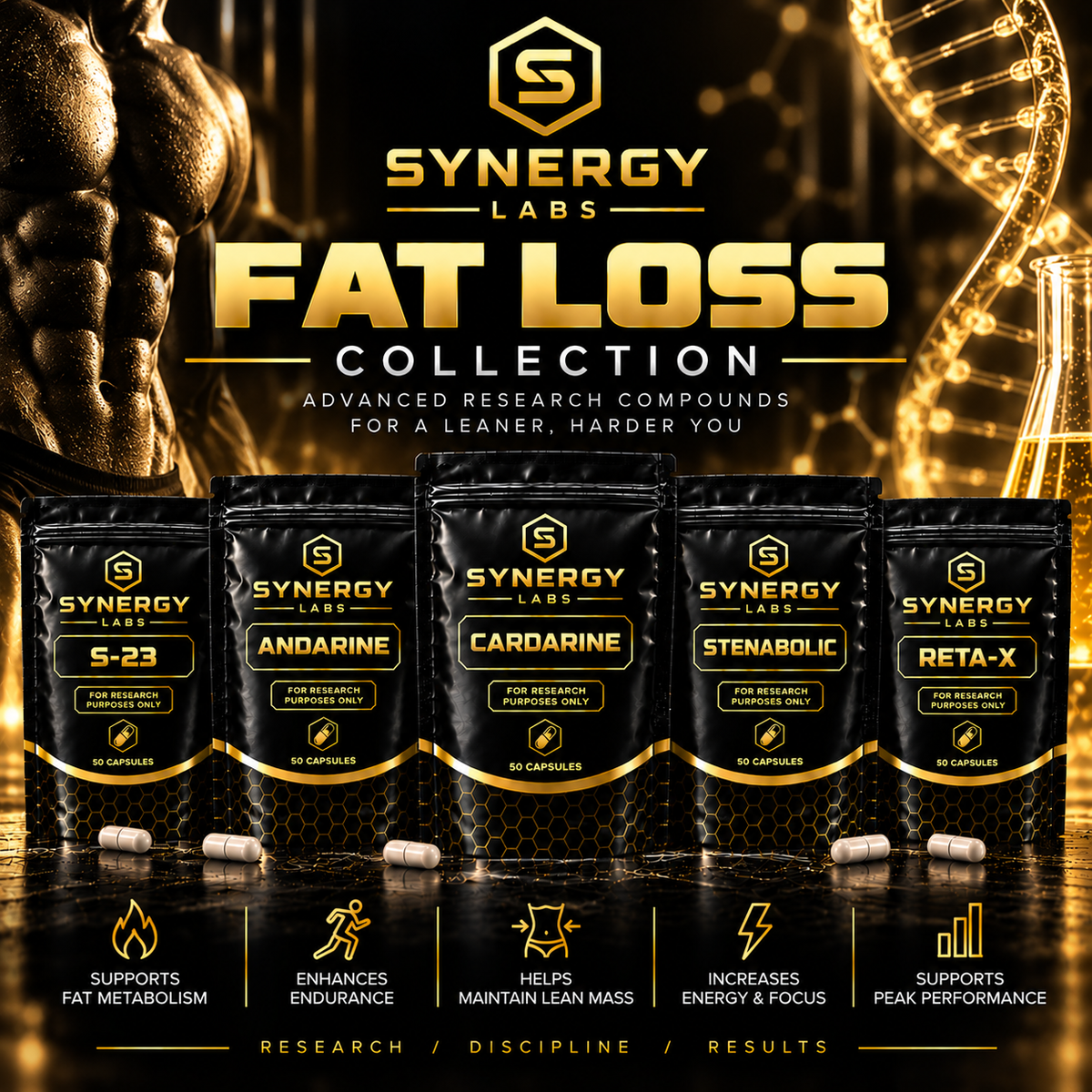 Fat Loss SARMs | Laboratory Research Compounds