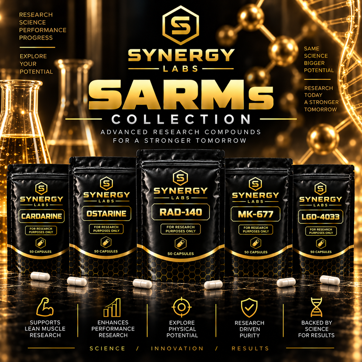 SARMs | Laboratory Research Compounds