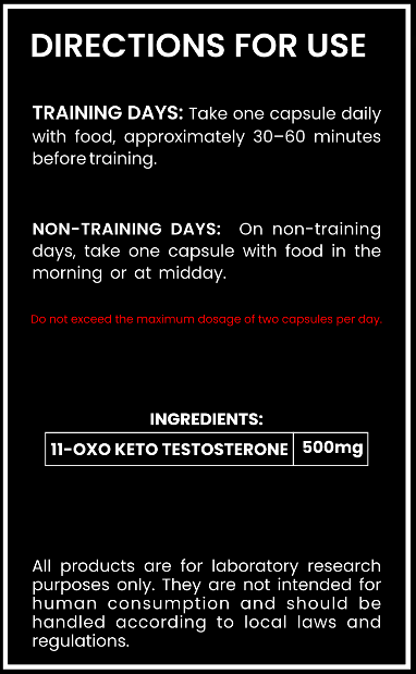 11-OXO  – 11-Keto Testosterone Prohormone for Strength & Muscle Gain