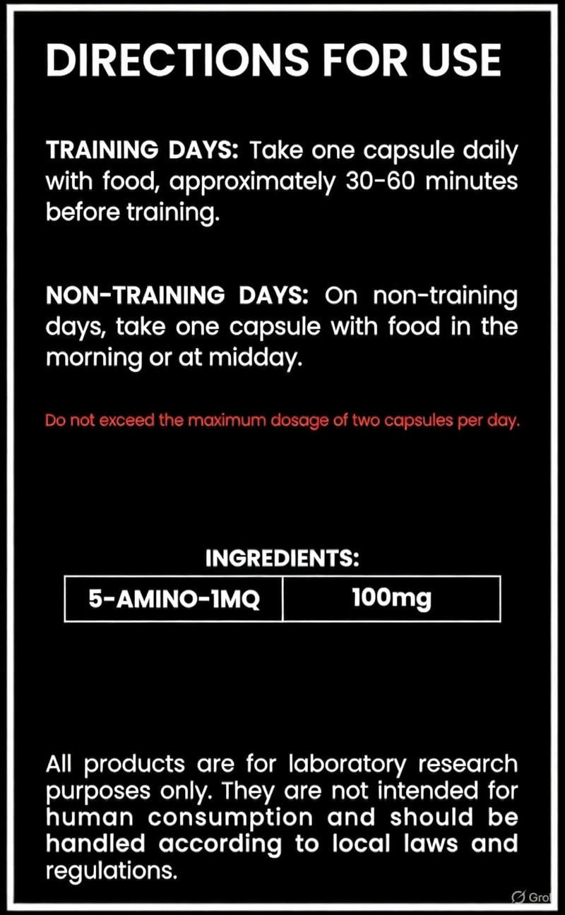 5-AMINO-1MQ Capsules – Metabolic Support & Cellular Research Peptide