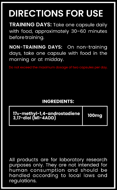 M1-4ADD 100mg – Prohormone Converting to Dianabol for Rapid Mass & Strength