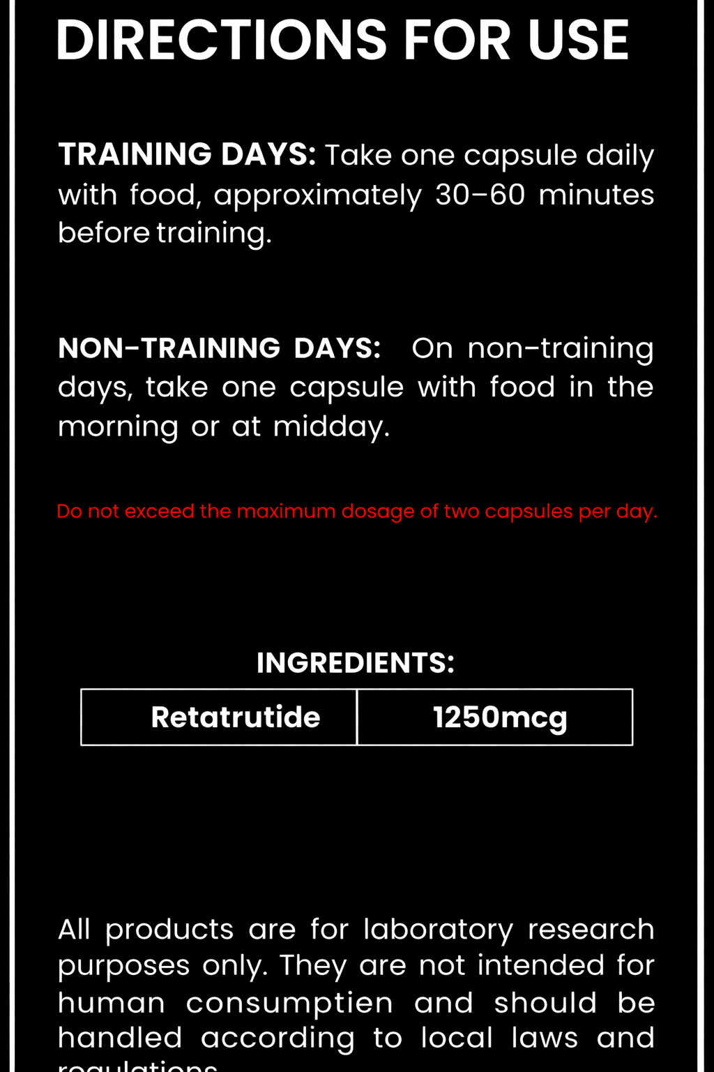 RETA-X (Retatrutide) Capsules | Laboratory Research Compound
