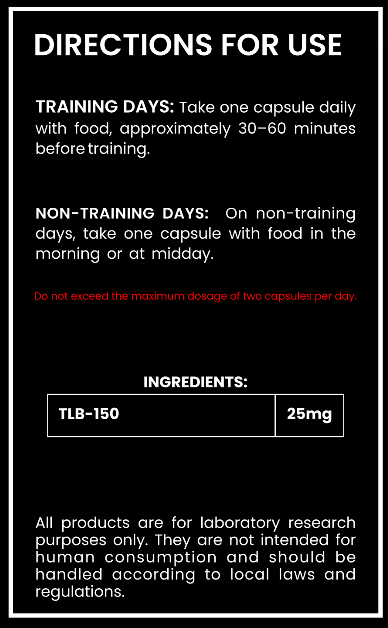 TLB-150 (RAD-150 Benzoate) – 25mg Capsules – Advanced SARM for Lean Mass & Strength Research