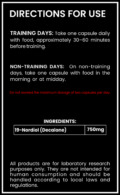 Decalone 750mg – Prohormone to Nandrolone (Deca) for Strength & Lean Mass