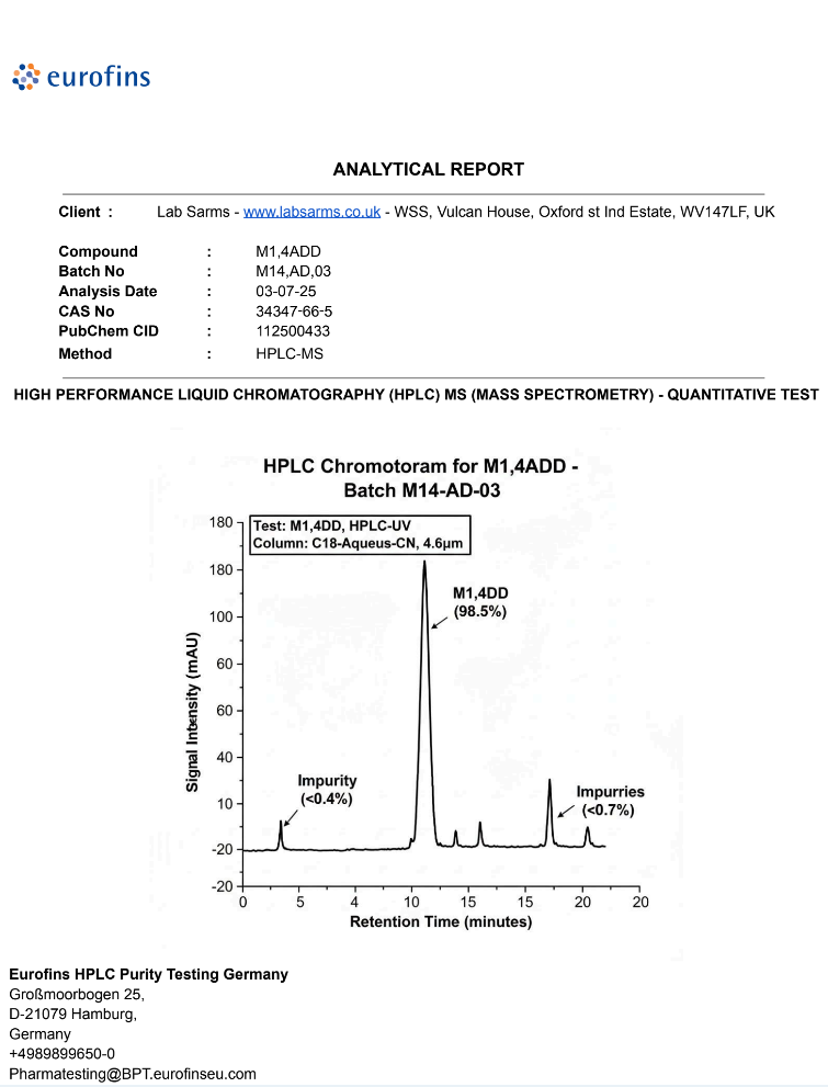 M1-4ADD 100mg – Prohormone Converting to Dianabol for Rapid Mass & Strength